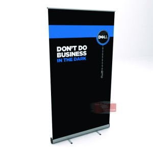 Budget Mega M Series Banner Stand Display