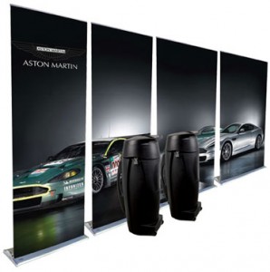 4 Pack Supreme Banner Stand Display