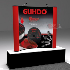 6 ft Tabletop Photomural Pop-Up Display